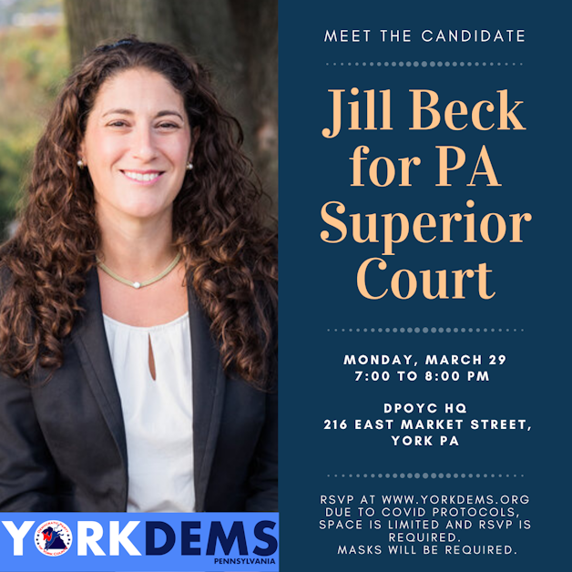 Meet the Candidate Jill Beck for Superior Court · PA Democratic Party